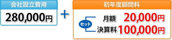 初年度セット料金